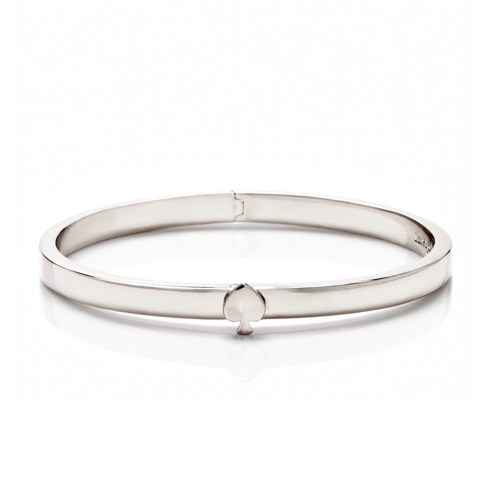 KATE SPADE • Silver Bangle Stacking Bracelet - Picture 3 of 8